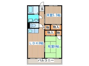 森民ビルの物件間取画像